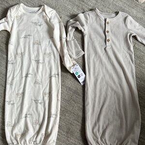 Carter's Cream and Gray Kids Sleep Sacks